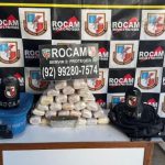 Material apreendido pela PMAM durante a operação Interior Mais Seguro no interior do Amazonas