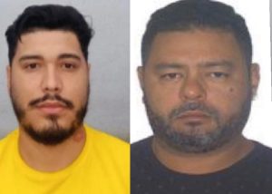 Fotos divulgadas pela PC-AM dos foragidos Stanley de Souza Oliveira e Janderson de Souza Leal, suspeitos de estelionato