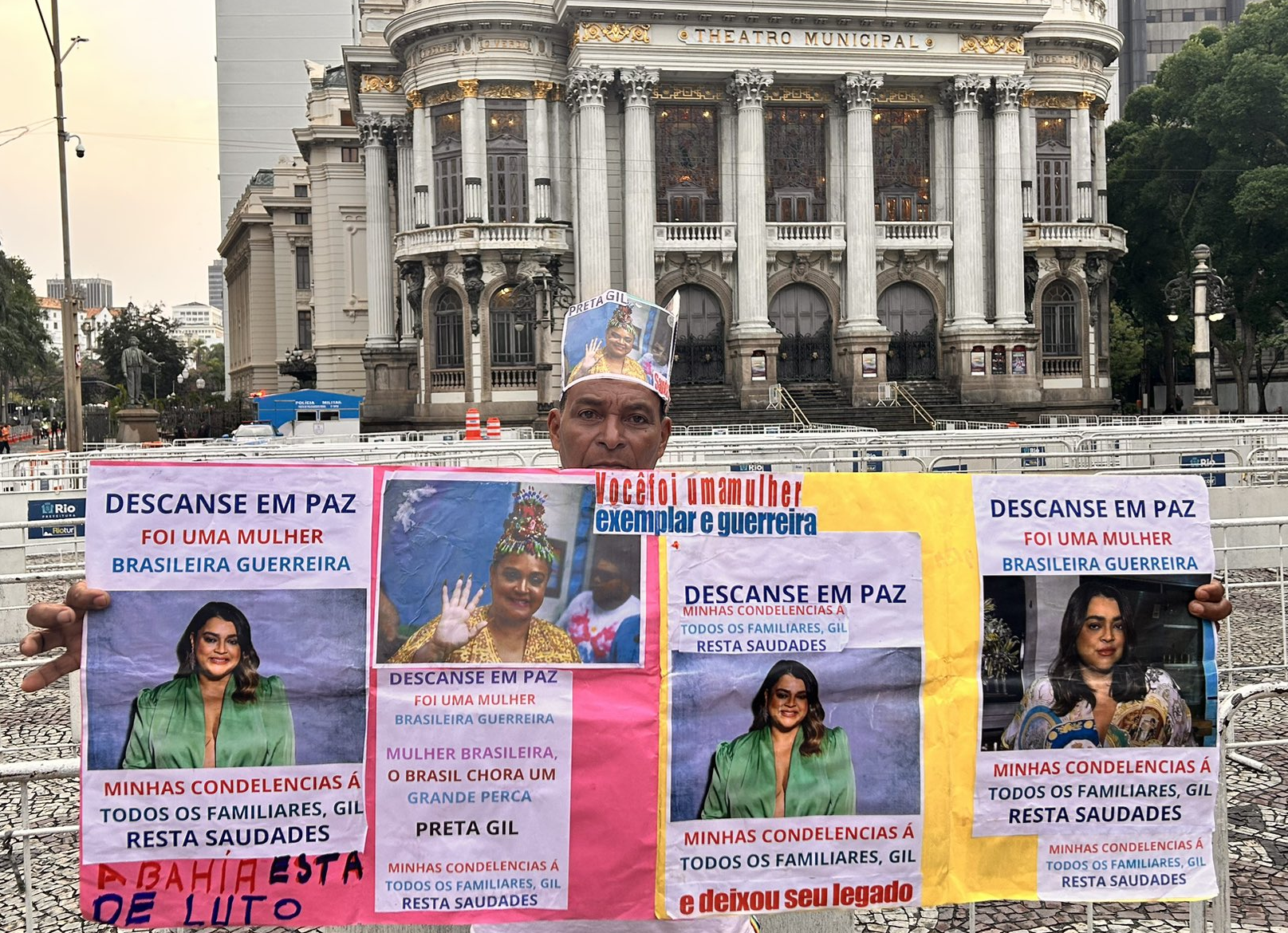 Despedida de Preta Gil reúne fãs e admiradores no Rio