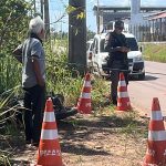 Local do crime onde Rafael Hilário foi morto após perseguição em Iranduba