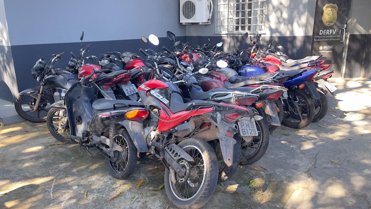 Polícia recupera 32 motocicletas roubadas no Amazonas e devolve aos donos