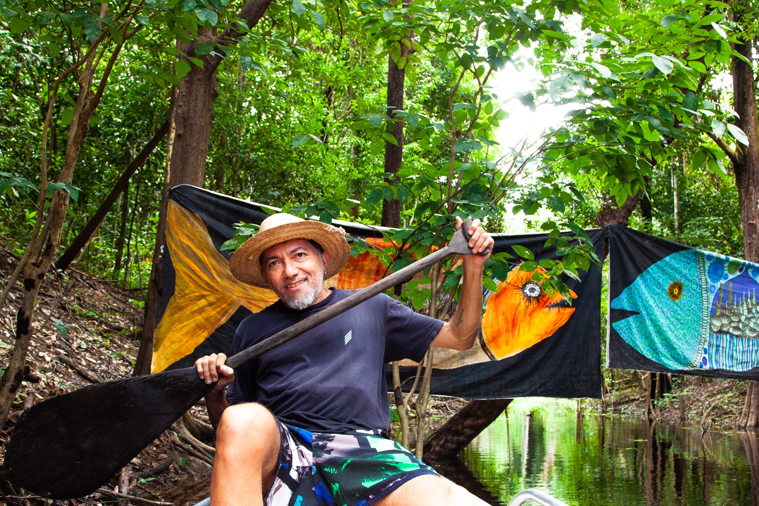 Artista plástico debate sobre importância da arte no Glocal Amazônia 2025