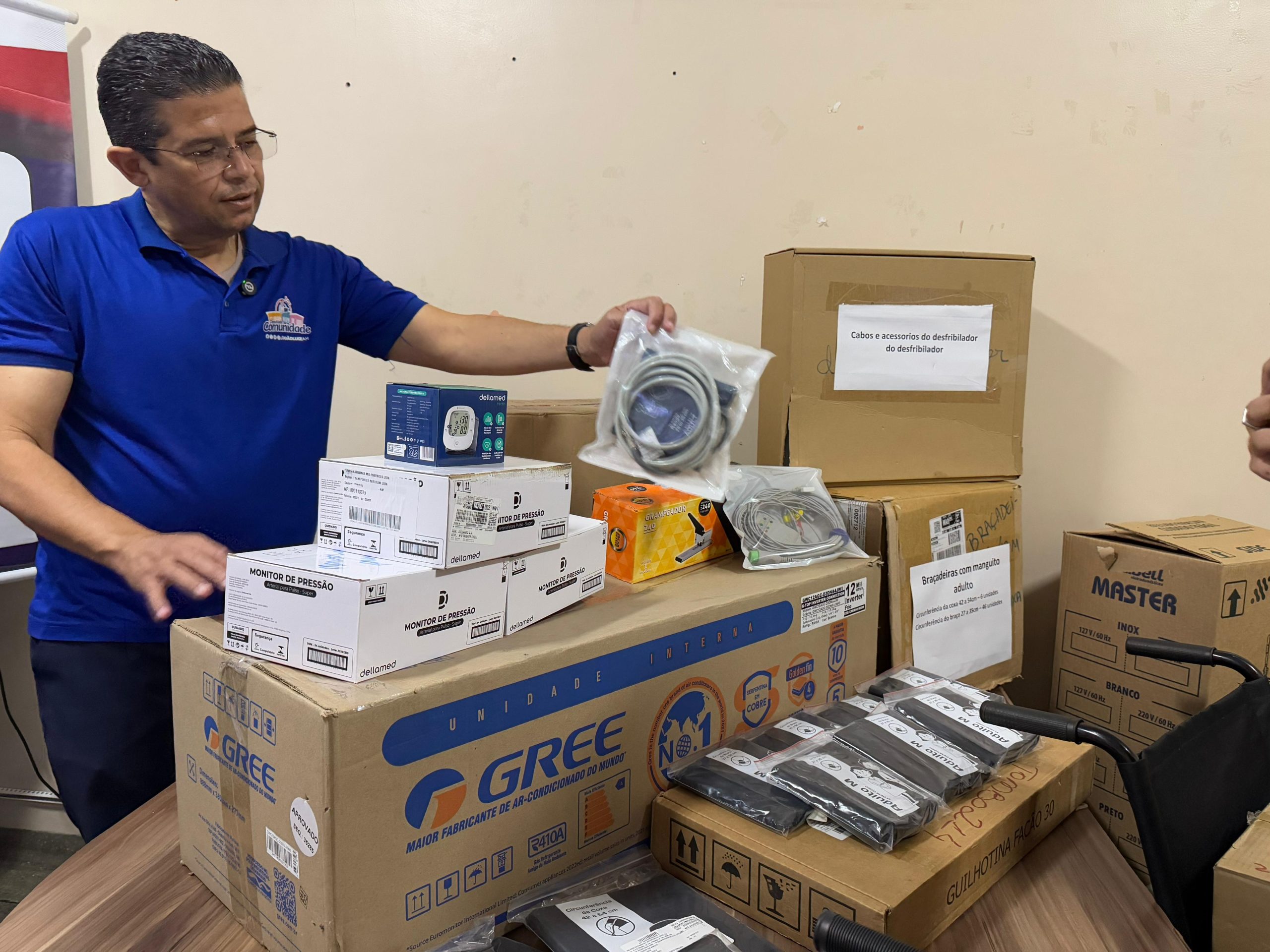 Emendas parlamentares garantem equipamentos para unidades de saúde