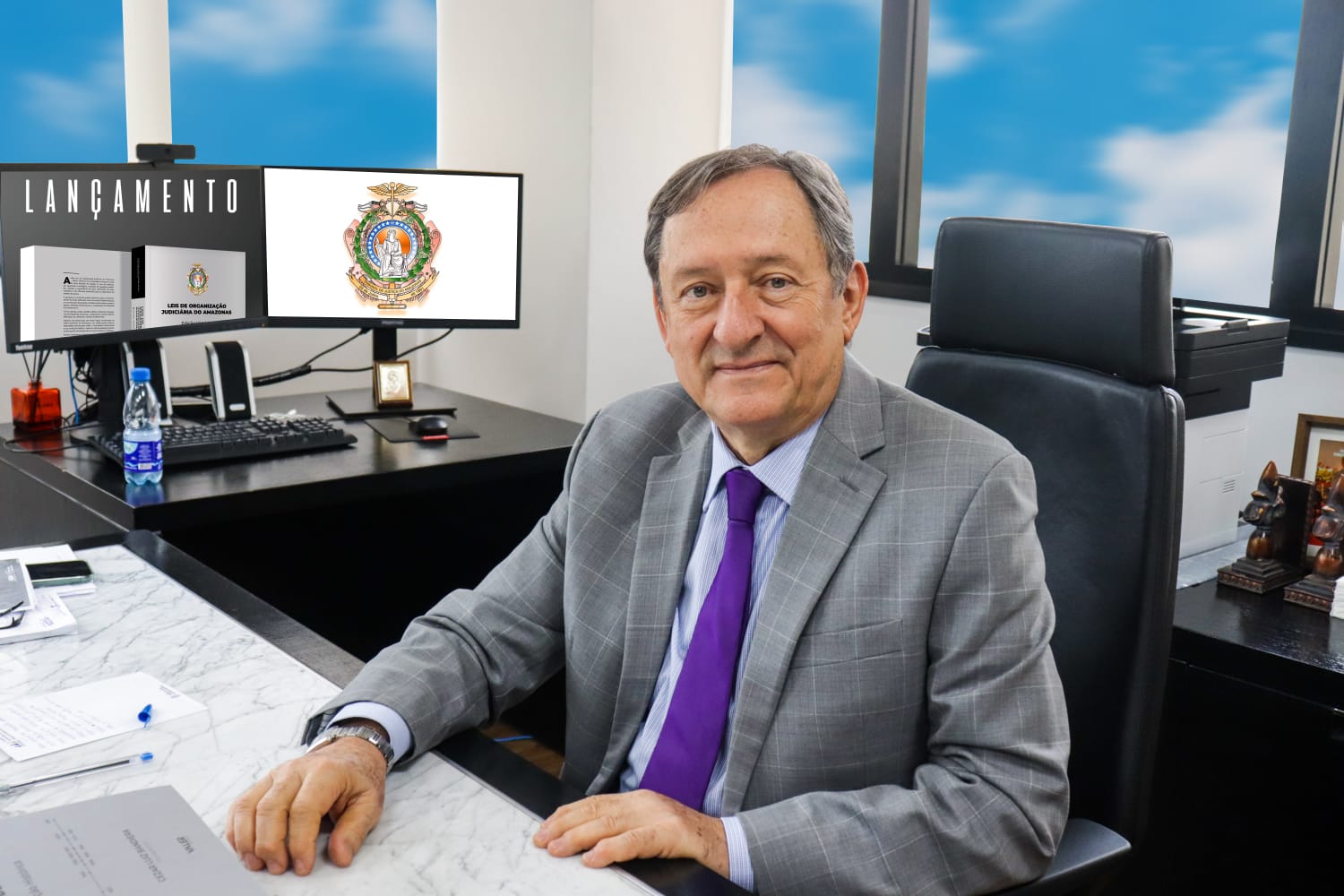 Desembargador se despede do TRE-AM após biênio como juiz substituto