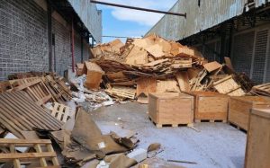 Fiscalização do Ipaam identifica depósito irregular de resíduos no Distrito Industrial de Manaus