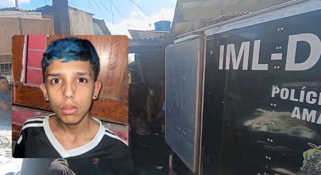 Local onde jovem foi executado a tiros dentro de casa no bairro Novo Aleixo, zona norte de Manaus