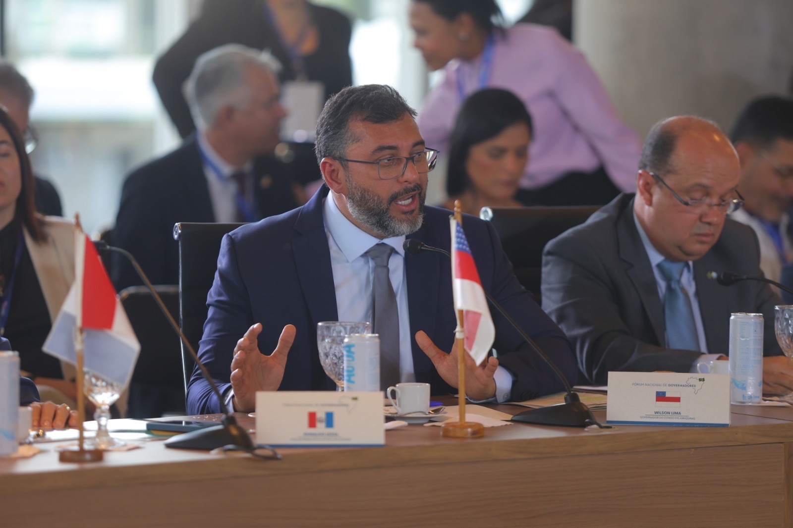 Wilson Lima propõe carta conjunta de governadores para a COP30
