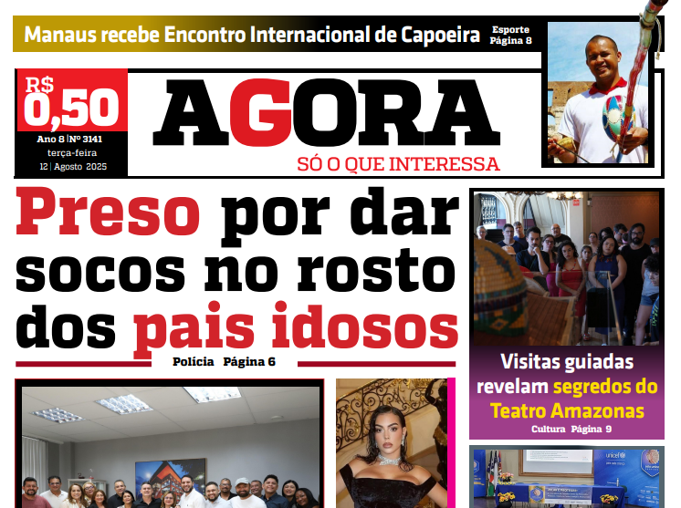Jornal AGORA – terça-feira, 12 de agosto de 2025