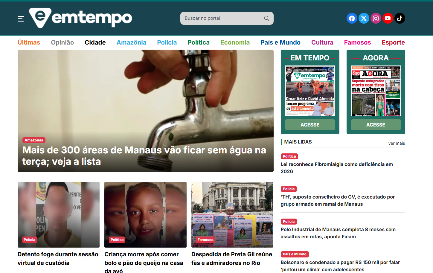 Portal Em Tempo lança nova plataforma moderna e inclusiva; confira