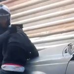 Policial militar em atendimento após ser baleado em Paraisópolis, São Paulo