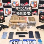 Policiais da Rocam prendem suspeitos e apreendem drogas no Tarumã