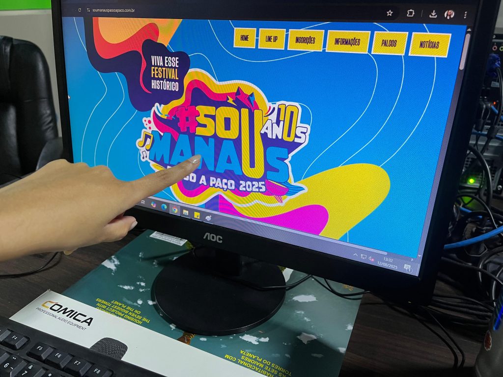 Público durante edição anterior do festival #SouManaus Passo a Paço em Manaus