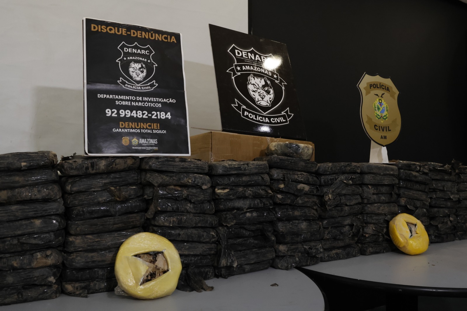 Grupo responsável pela distribuição de drogas em Manaus é preso com 110 kg de cocaína