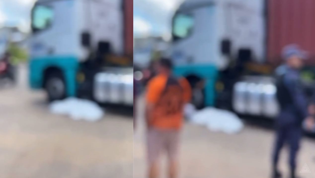 Mulher morre ao ser arrastada e esmagada por carreta em Manaus