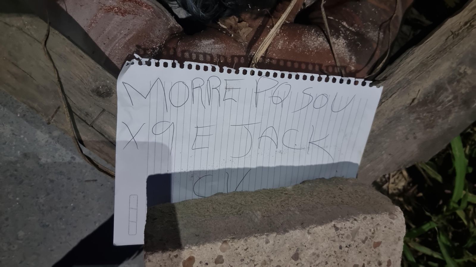 Homem é encontrado morto com recado de facção em Manaus