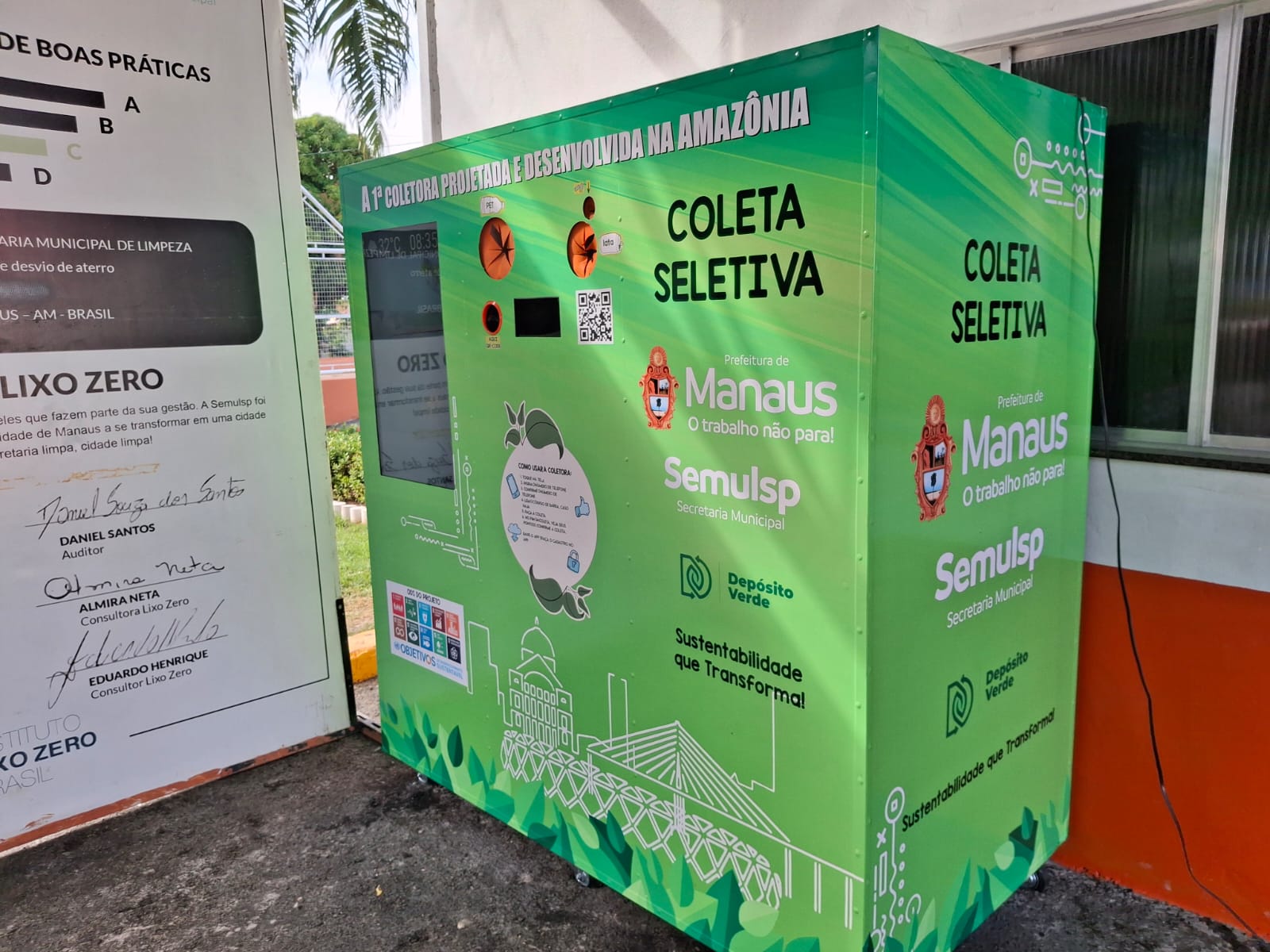 #SouManaus terá coleta seletiva tecnológica pela primeira vez