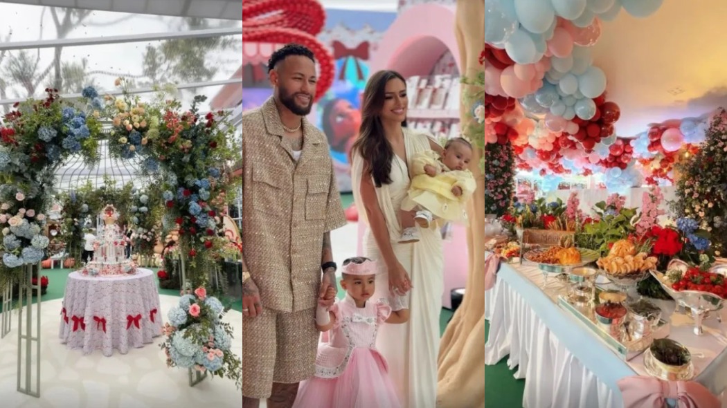 Bruna Biancardi e Neymar celebram 2 anos da filha Mavie