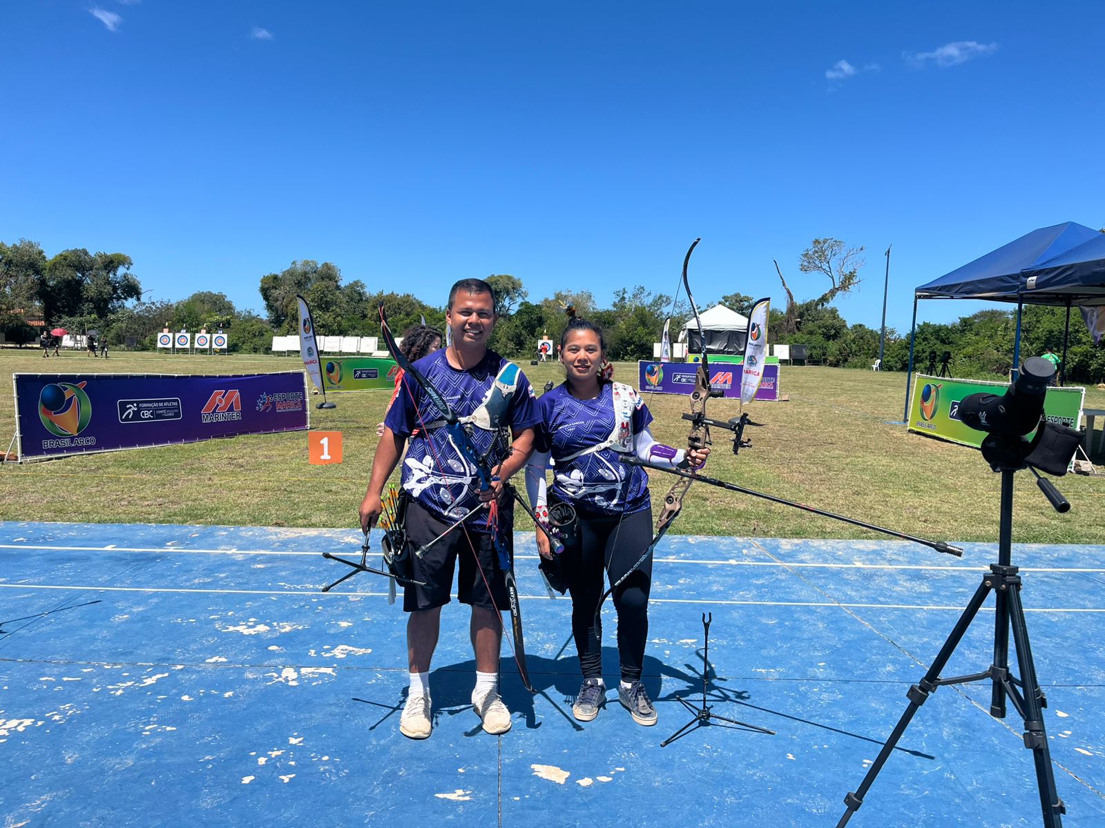 Arqueiros indígenas do AM conquistam medalha de prata no Brasileiro de Tiro com Arco