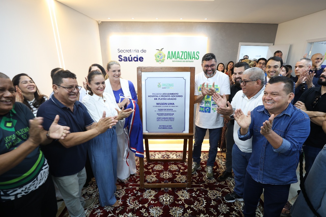 Wilson Lima entrega novo pronto atendimento do Hospital Platão Araújo