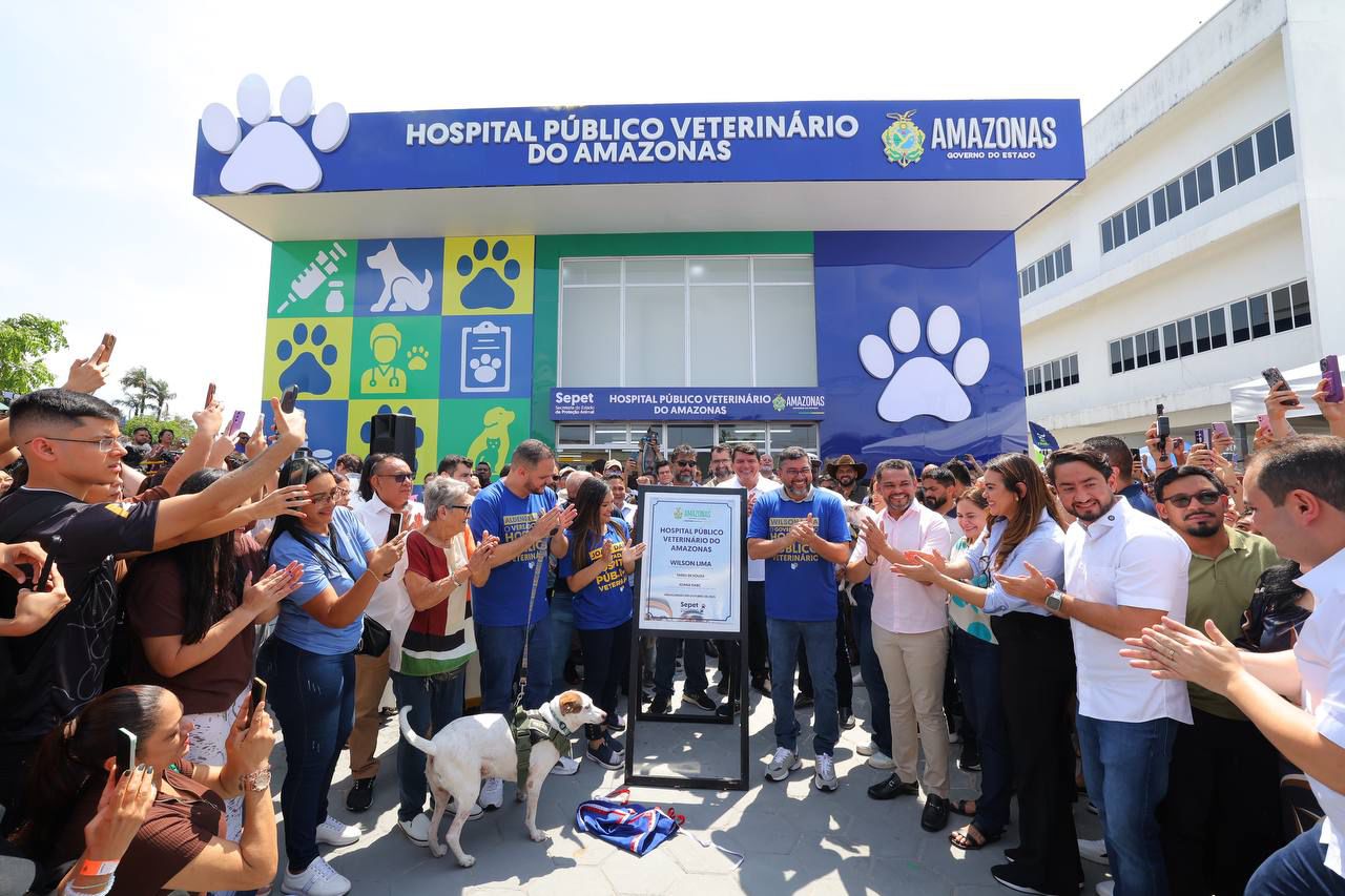 Maior Hospital Público Veterinário da América Latina é inaugurado em Manaus