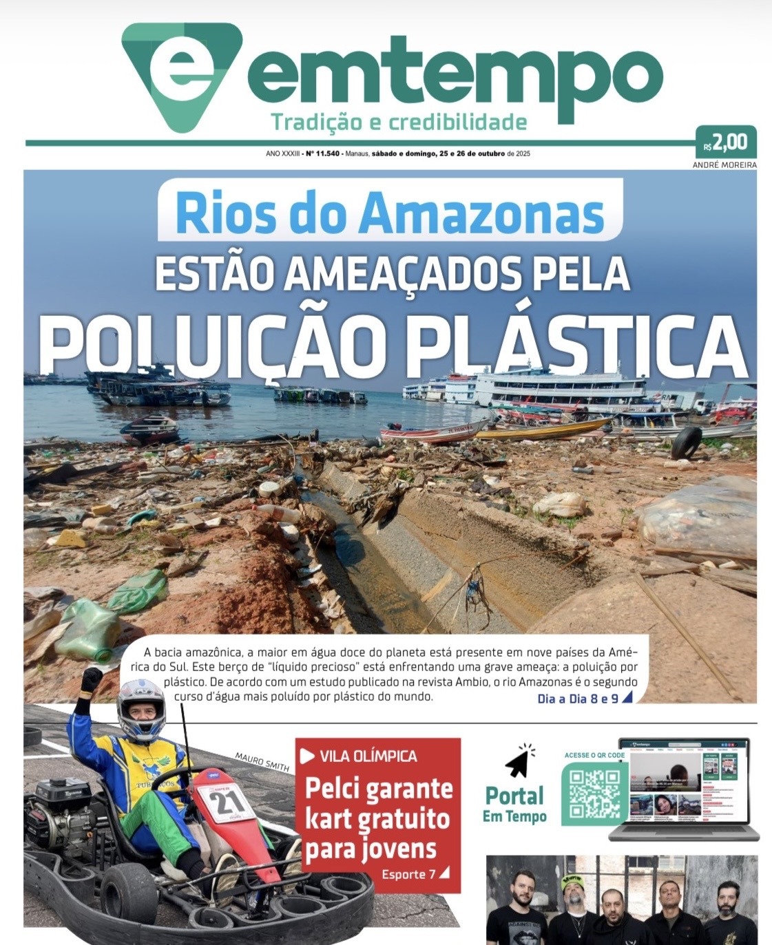 Jornal Em Tempo – sábado e domingo, 25 e 26 de outubro de 2025