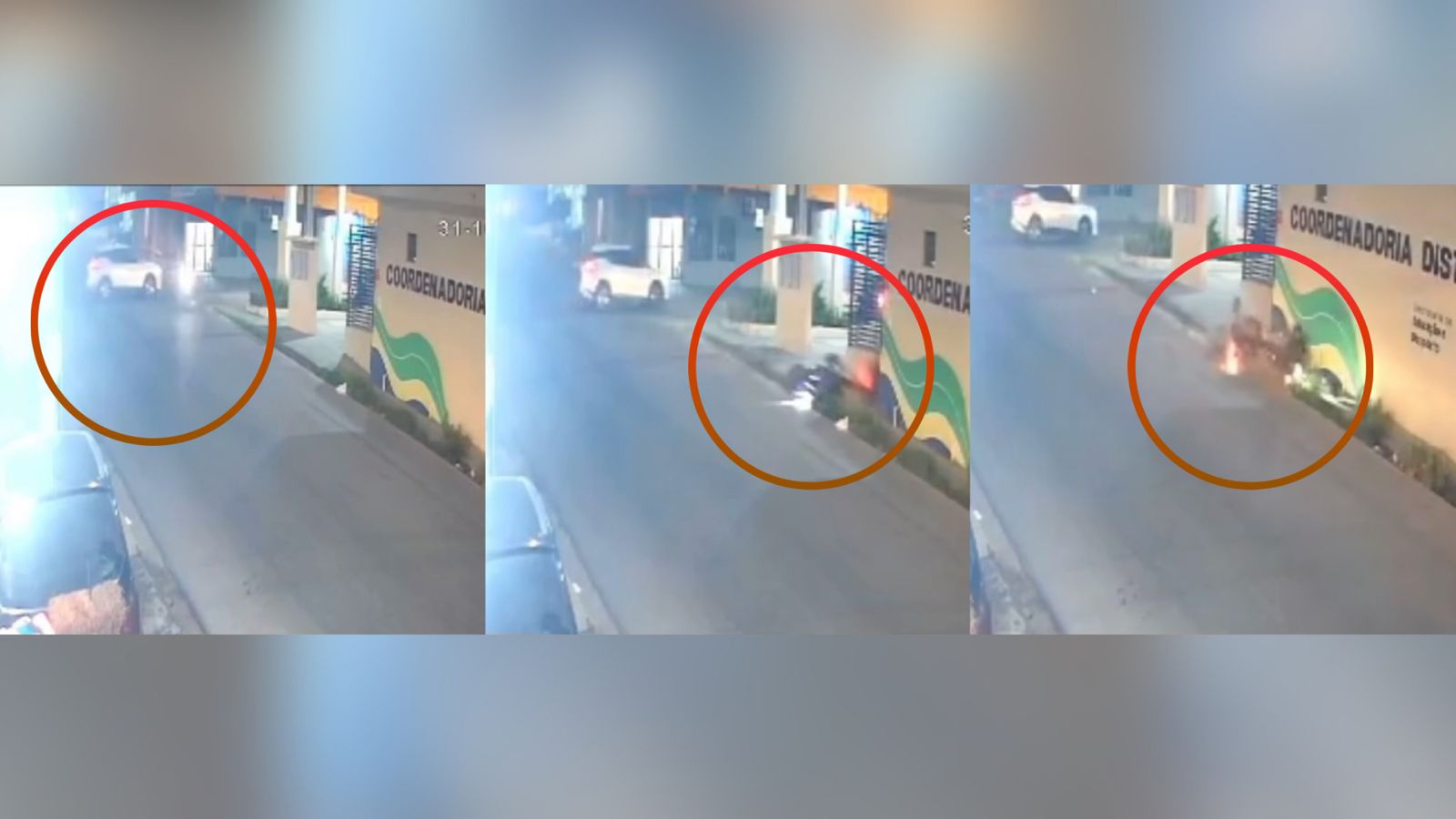 VÍDEO: Motociclista morre ao ser arremessado contra muro em Manaus