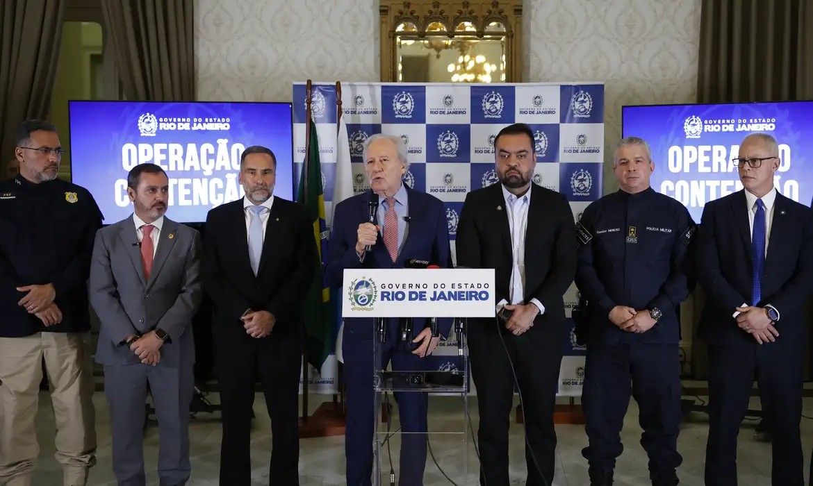 Lewandowski e Castro anunciam escritório emergencial contra o crime organizado no RJ