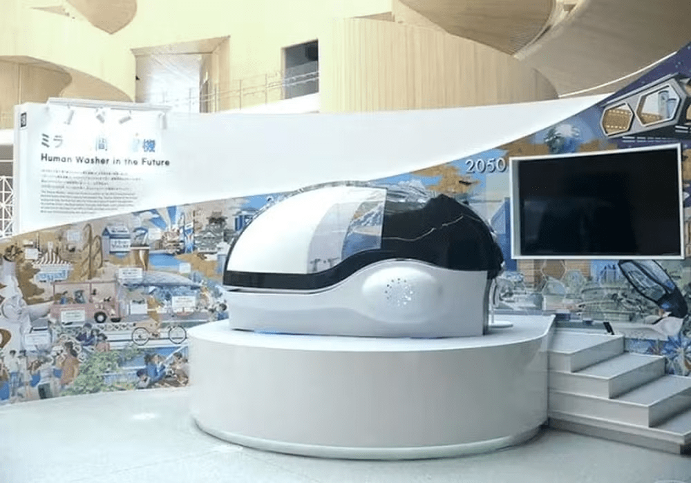 Lavadora humana do futuro é lançada no Japão