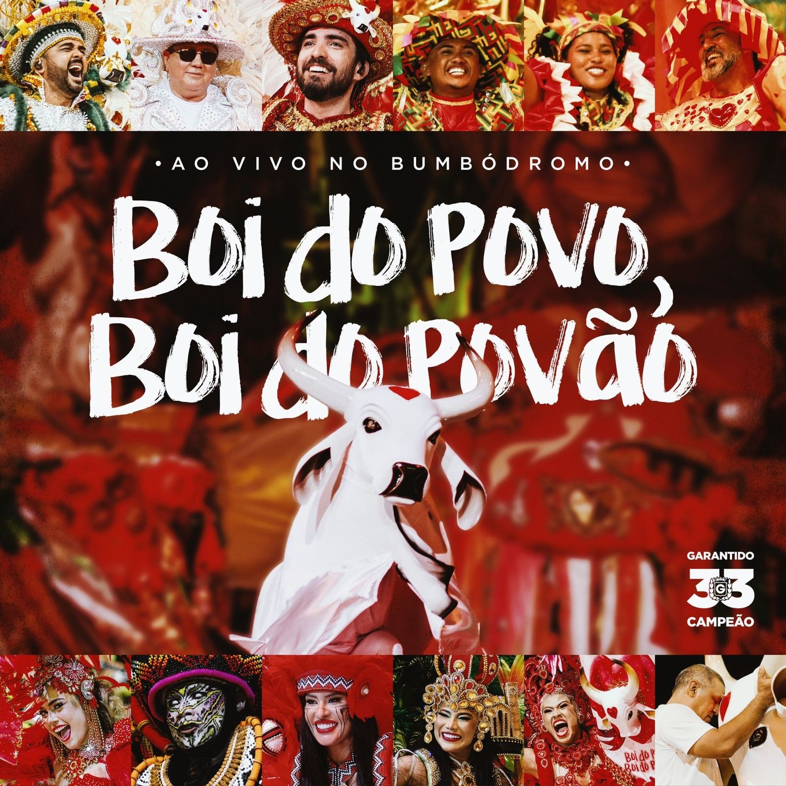 Boi Garantido lança versão ao vivo do álbum campeão ‘Boi do Povo, Boi do Povão’