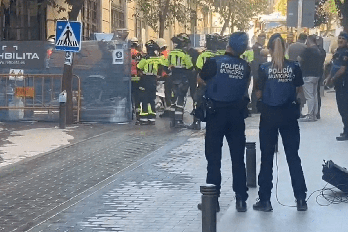 Prédio em construção desaba parcialmente em Madri e deixa feridos