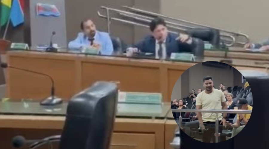 VÍDEO: Vereador expulsa repórter da Câmara de Itacoatiara e ameaça algemá-lo
