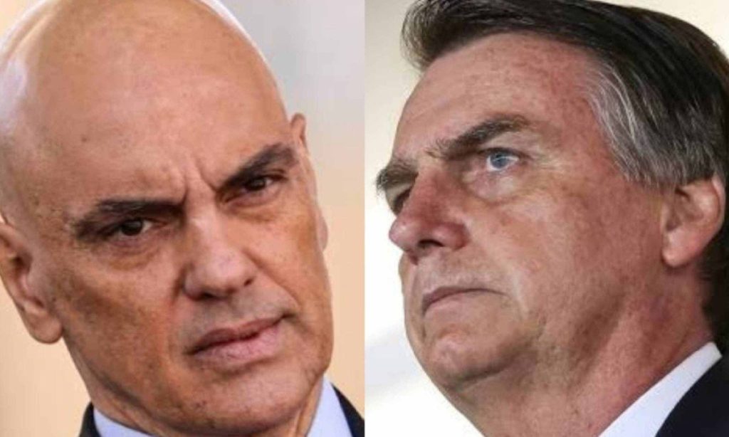 FOTO: Alexandre de Moraes - Ministro do STF / Jair Messias Bolsonaro - Ex-Presidente do Brasil