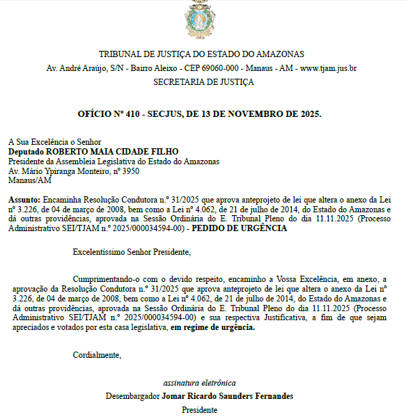 FONTE: TJAM/Reprodução