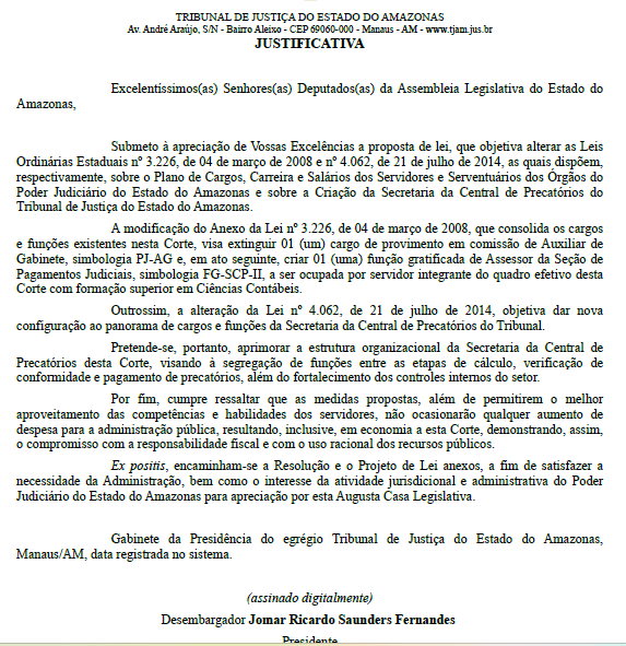 FONTE: Diário da Justiça Eletrônico