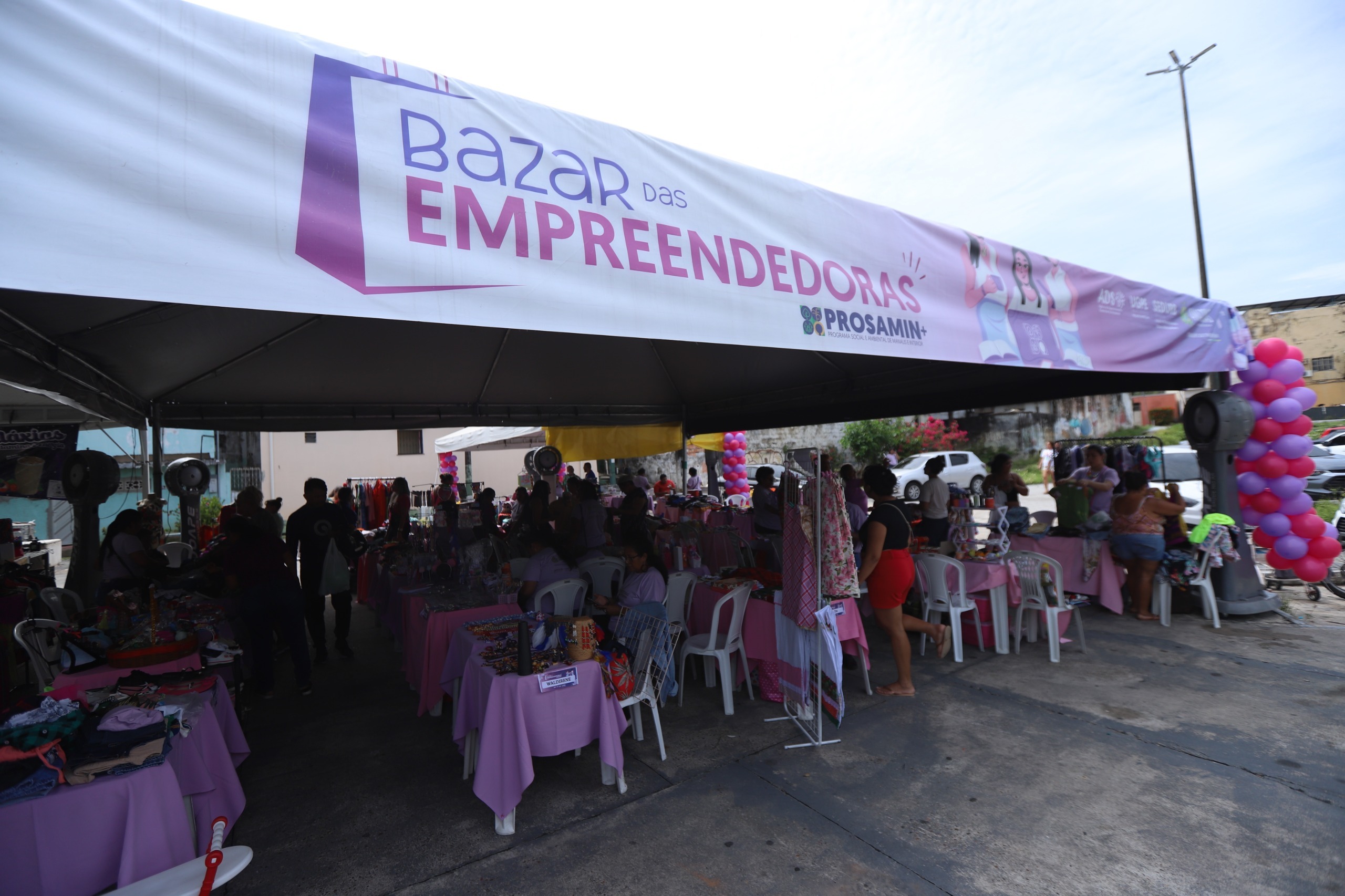 Bazar das Mulheres Empreendedoras do Prosamin+ acontece nesta sexta-feira (14)