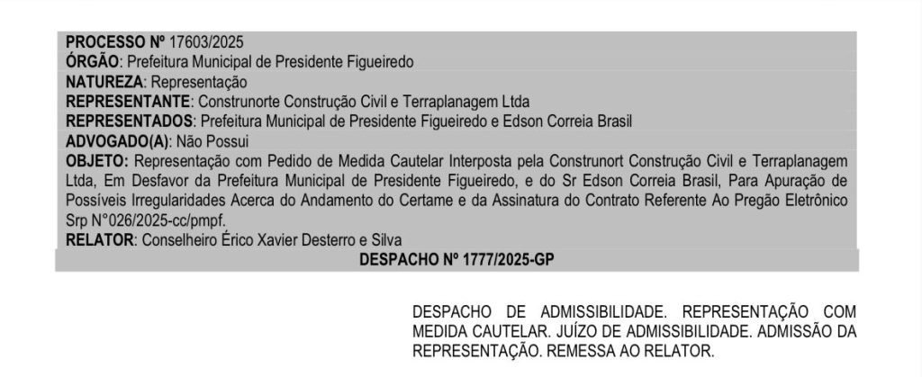 FONTE: Diário Oficial TCE-AM