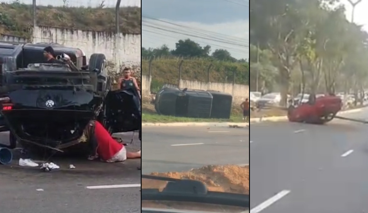 VÍDEOS: Disputa de racha pode ter provocado acidente com mortos na Avenida do Turismo