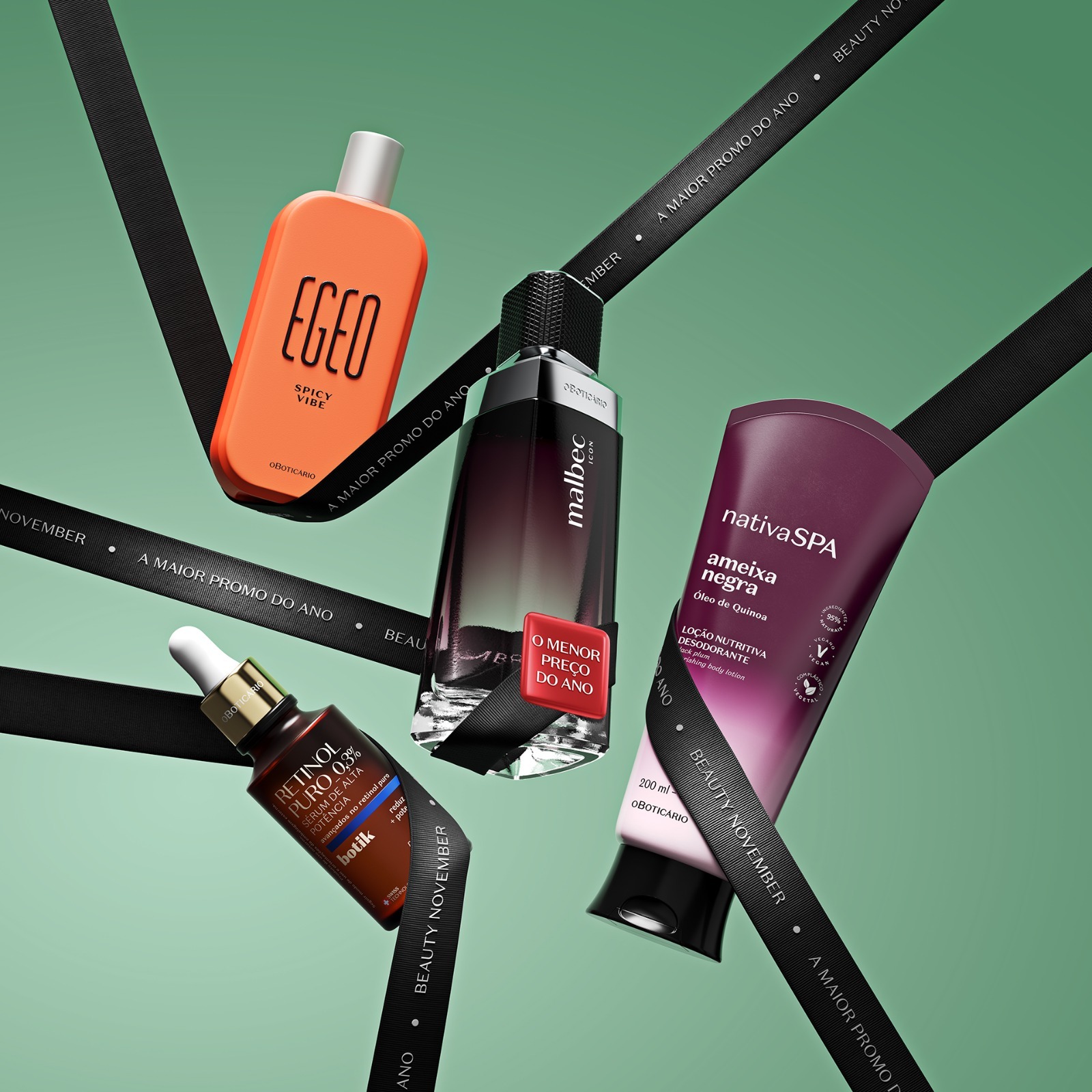 Beauty November traz ofertas de até 70% em produtos de beleza