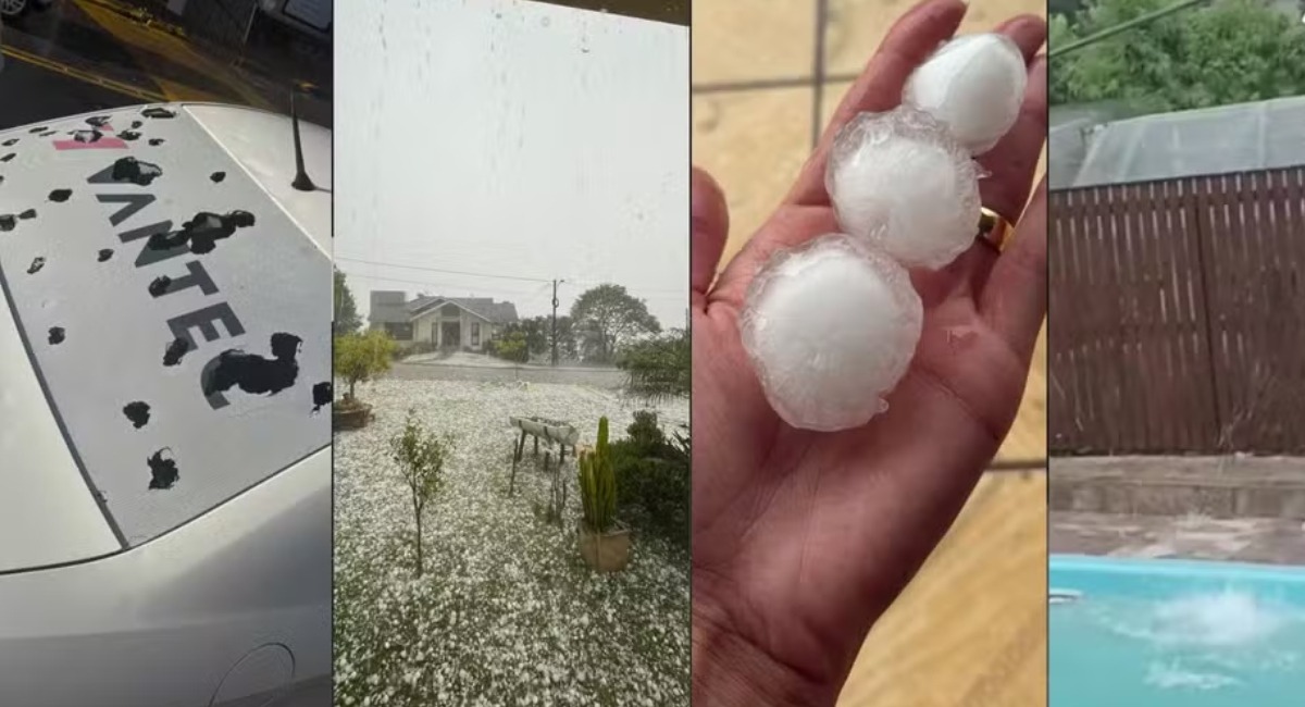 Temporal com granizo do tamanho de ovos deixa 200 feridos e rastro de destruição