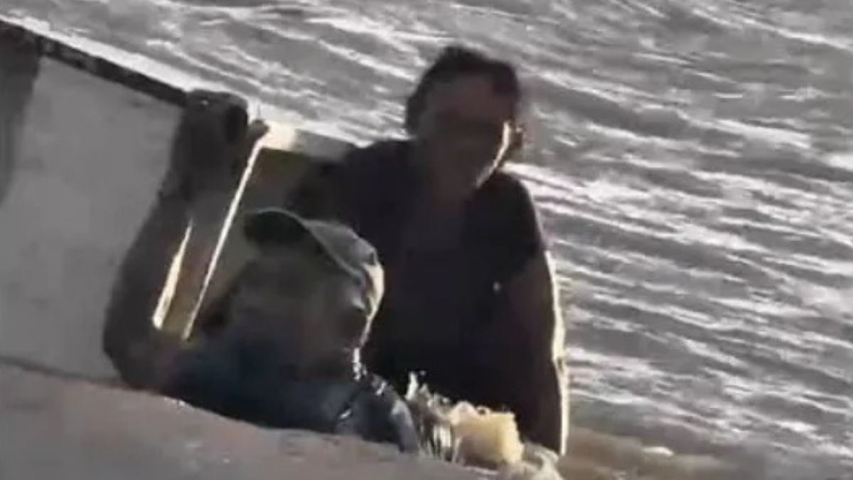 VÍDEO: Casal sobrevive à tempestade e fica três horas à deriva no Rio Solimões