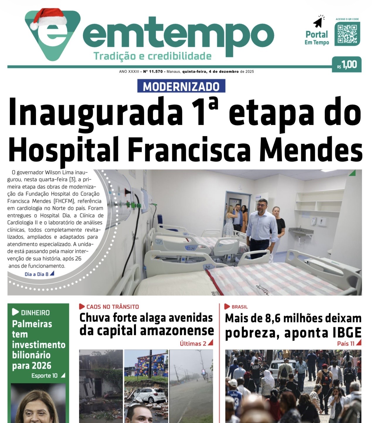 Jornal Em Tempo – quinta-feira, 4 de dezembro de 2025