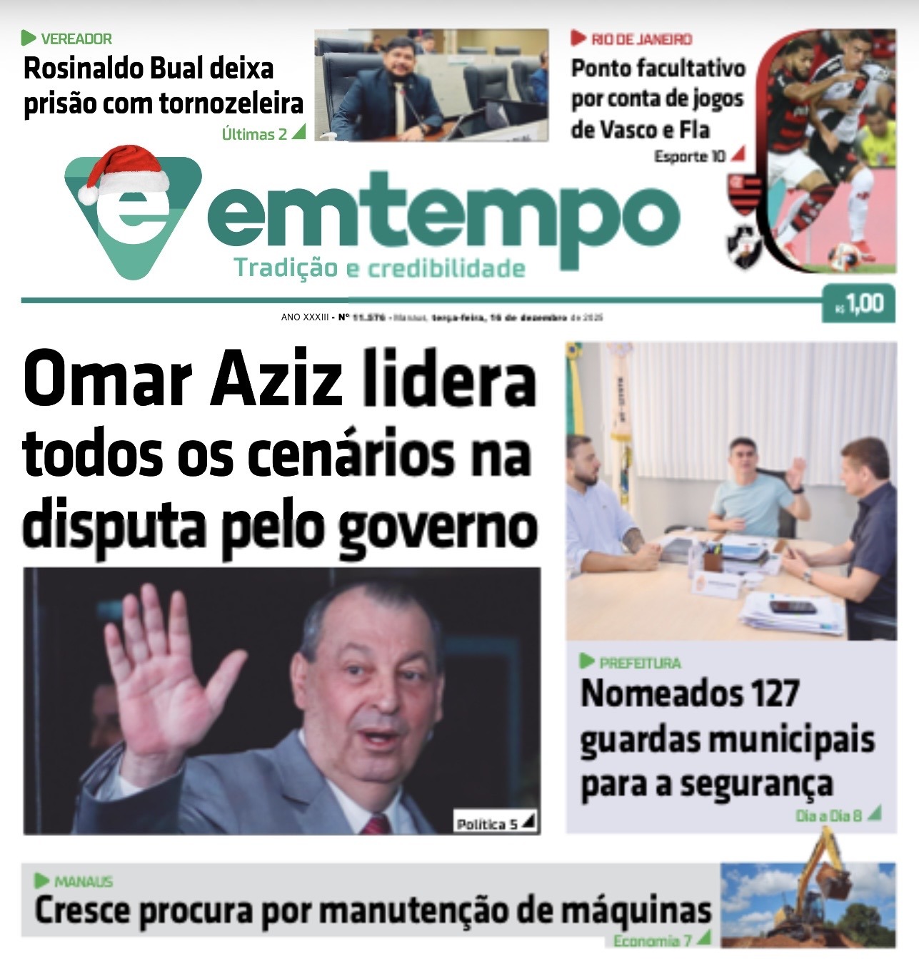 Jornal Em Tempo – terça-feira, 16 de dezembro de 2025