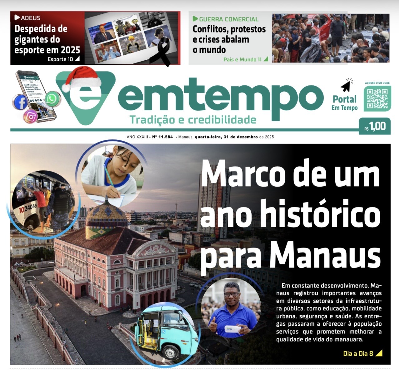 Jornal Em Tempo – quarta-feira, 31 de dezembro de 2025