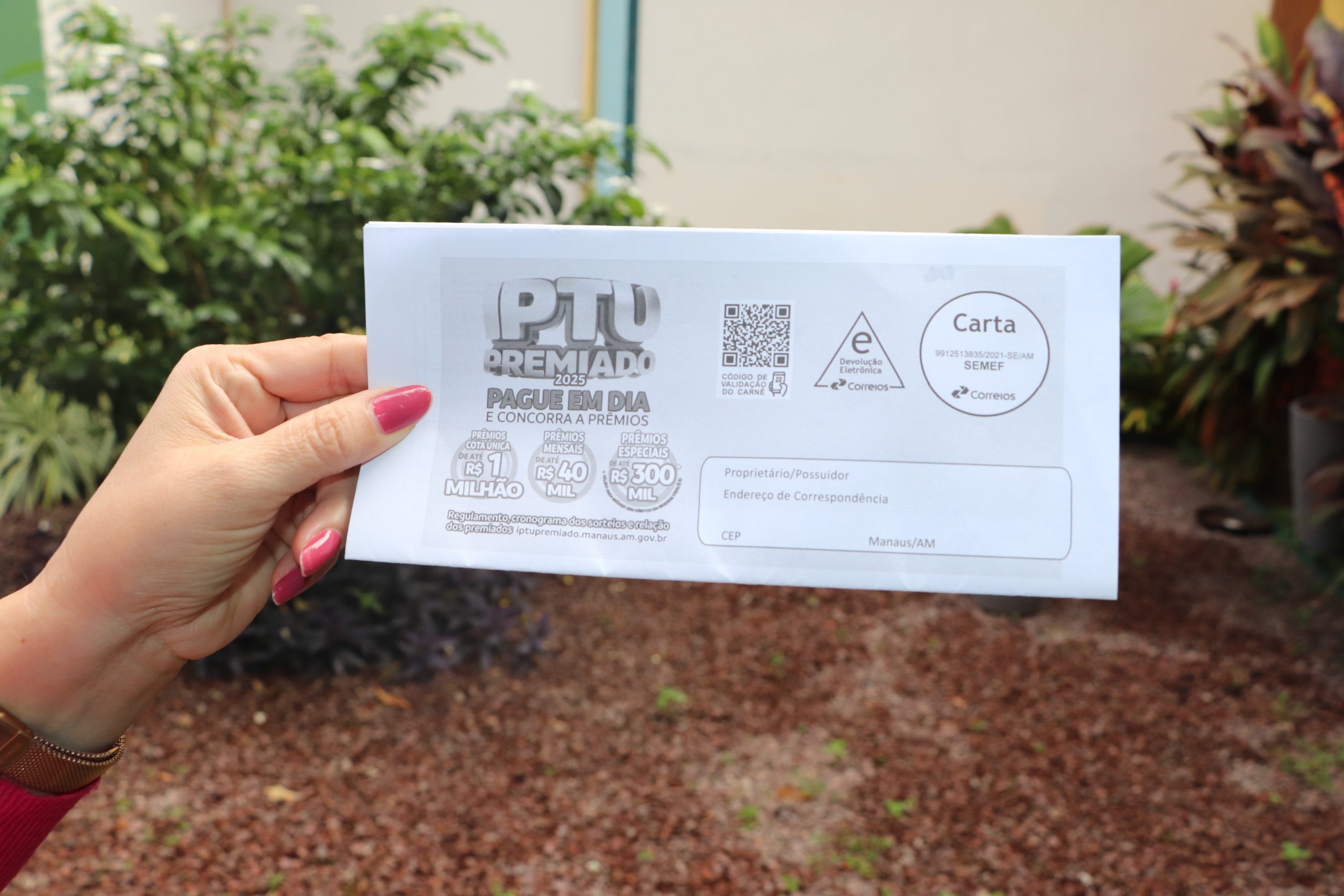 Última parcela do IPTU em Manaus vence dia 15 e garante participação em prêmios