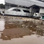 Márcia Novo expõe lixo acumulado no Lago do Tarumã em Manaus