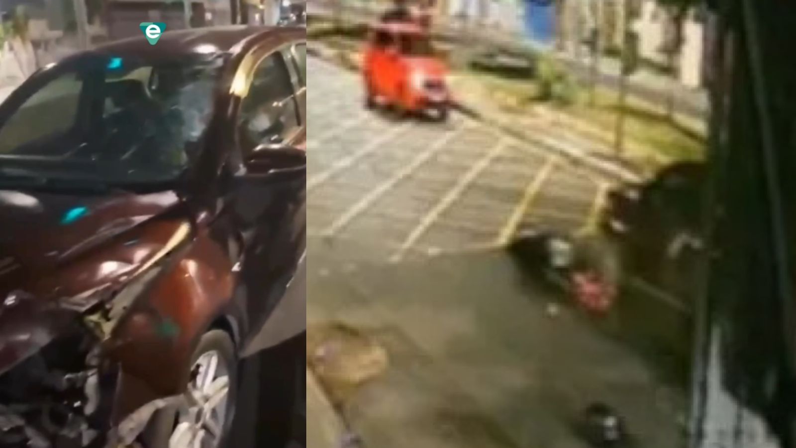 VÍDEO: Motorista na contramão atropela motociclista na Constantino Nery