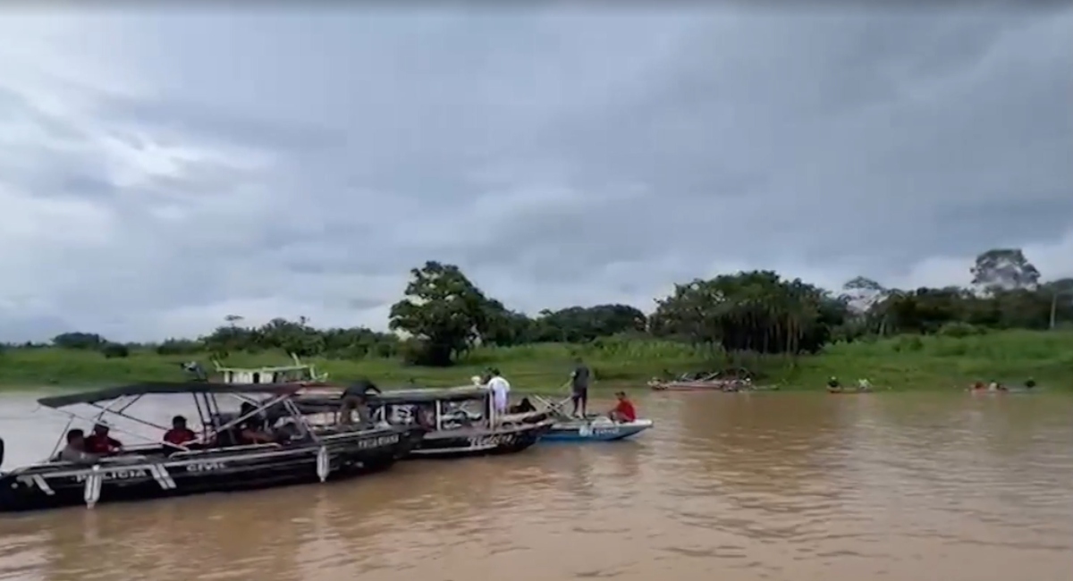 Mergulhador some em rio de Nhamundá enquanto procurava motor rabeta