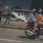 Vídeo: Mulher tem cabeça esmagada em capotamento na Zona Norte de Manaus