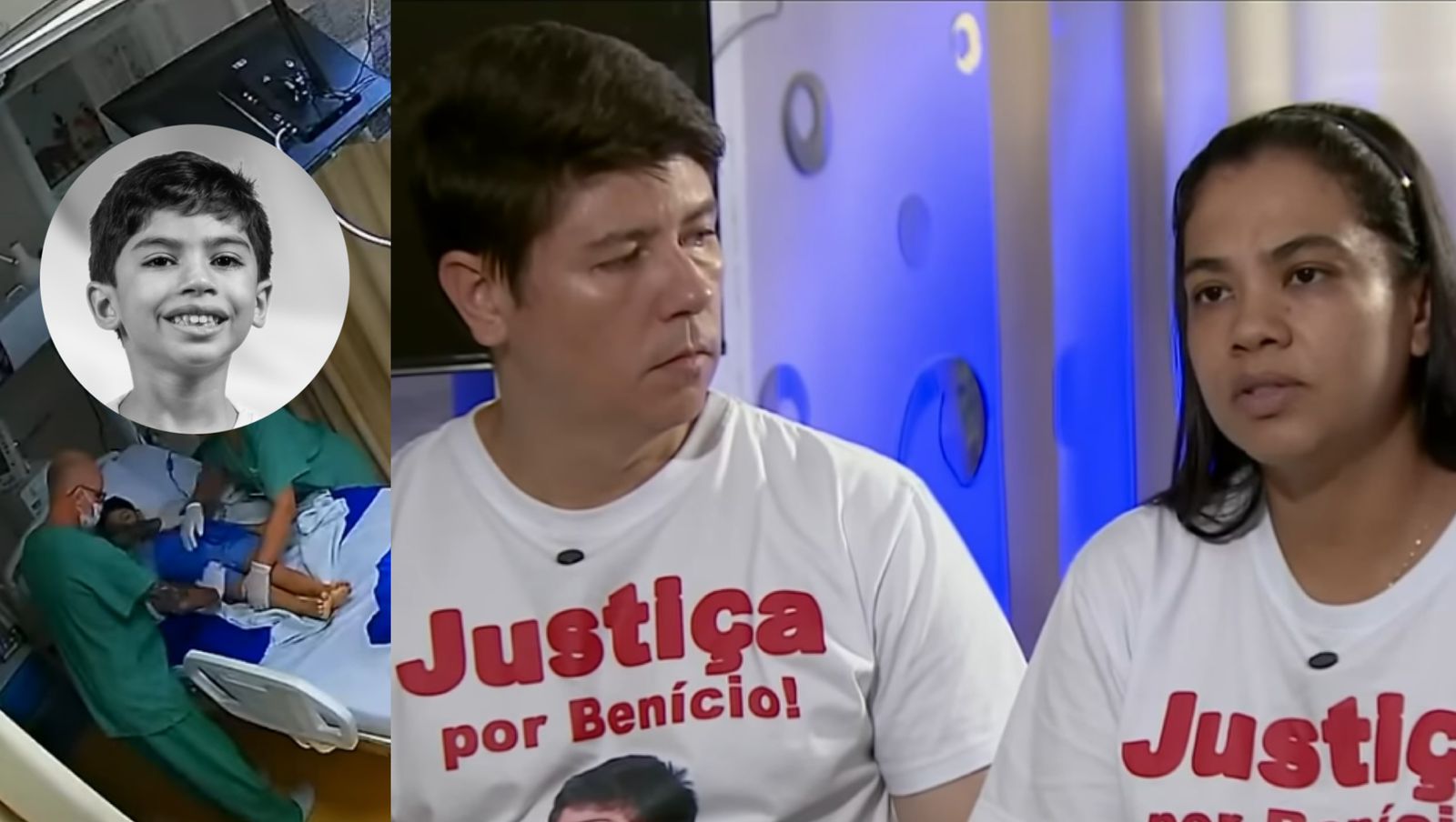 Caso Benício: Vídeos mostram os últimos momentos antes da dose fatal de adrenalina