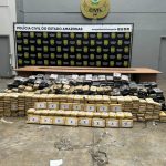 Droga apreendida em micro-ônibus no AM está avaliada em mais de R$ 40 milhões